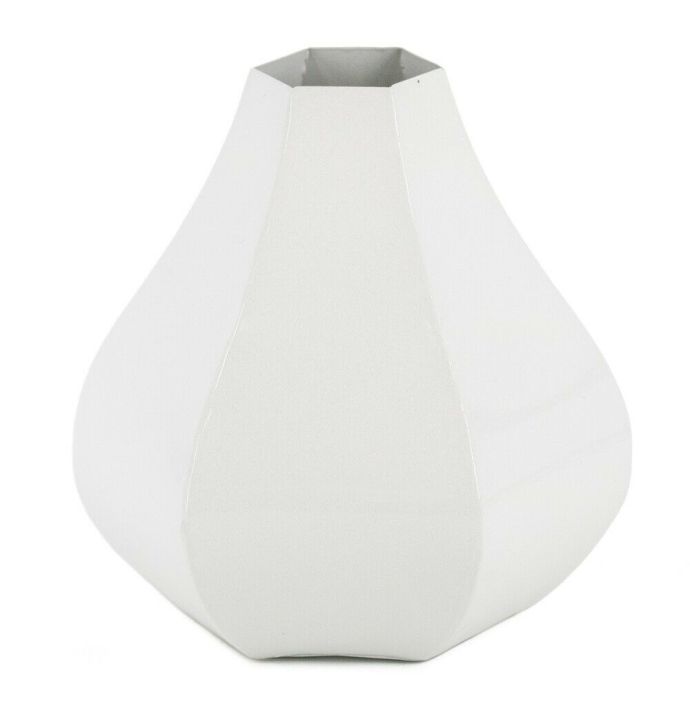 Vaas metaal wit
