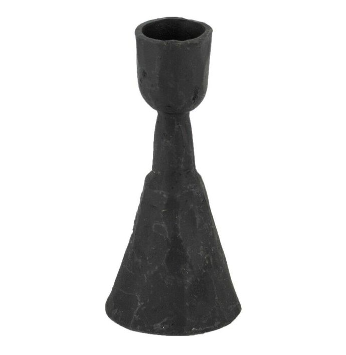 Kaarsenstandaard aluminium zwart