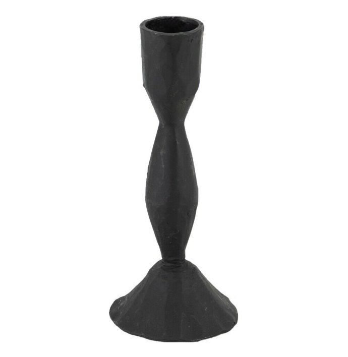 Kaarsenstandaard aluminium zwart 