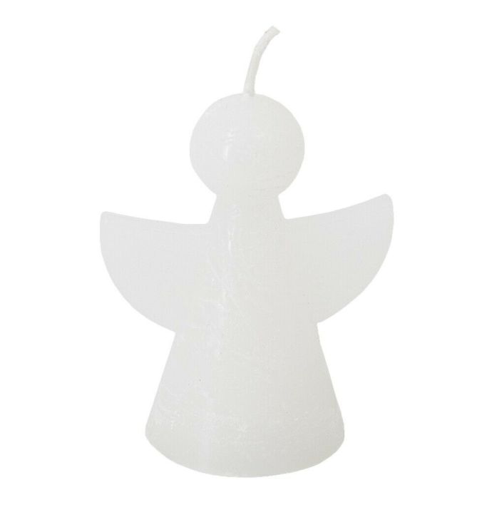 Kaars engeltje wit 