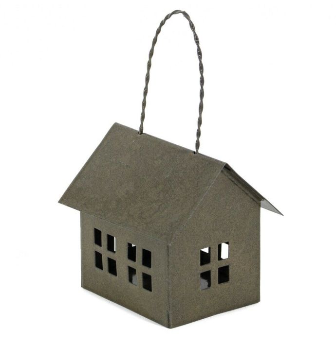 Metalen hanger huisje 