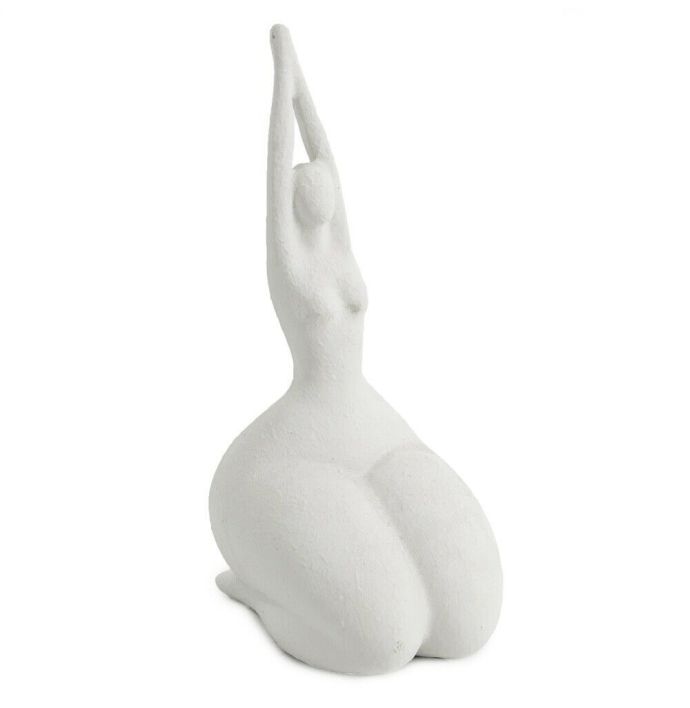 Aardewerk beeldje curves