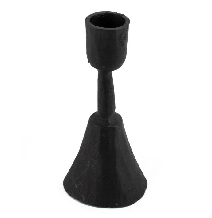 Kaarsenstandaard metaal zwart