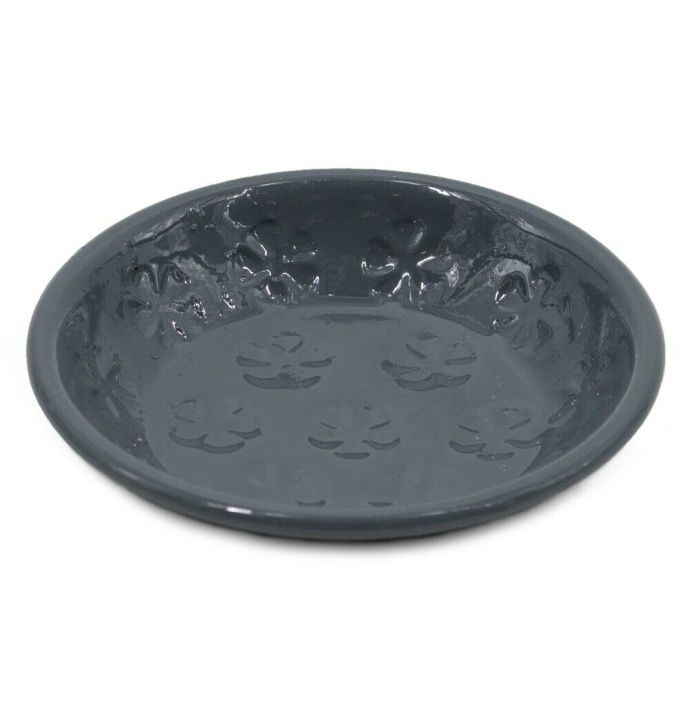 Schaaltje bloemen beige 