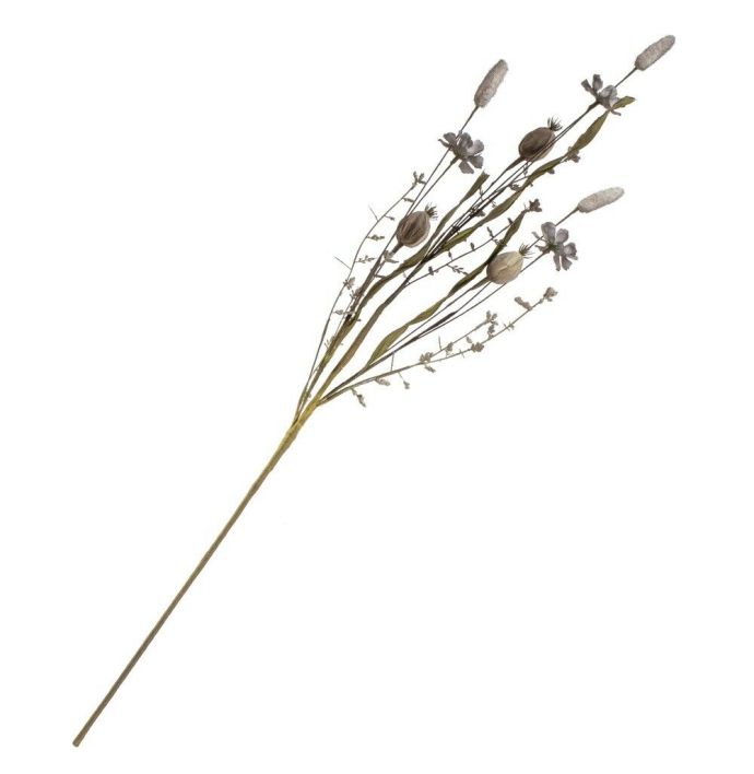 Veldboeketje papaver grijs