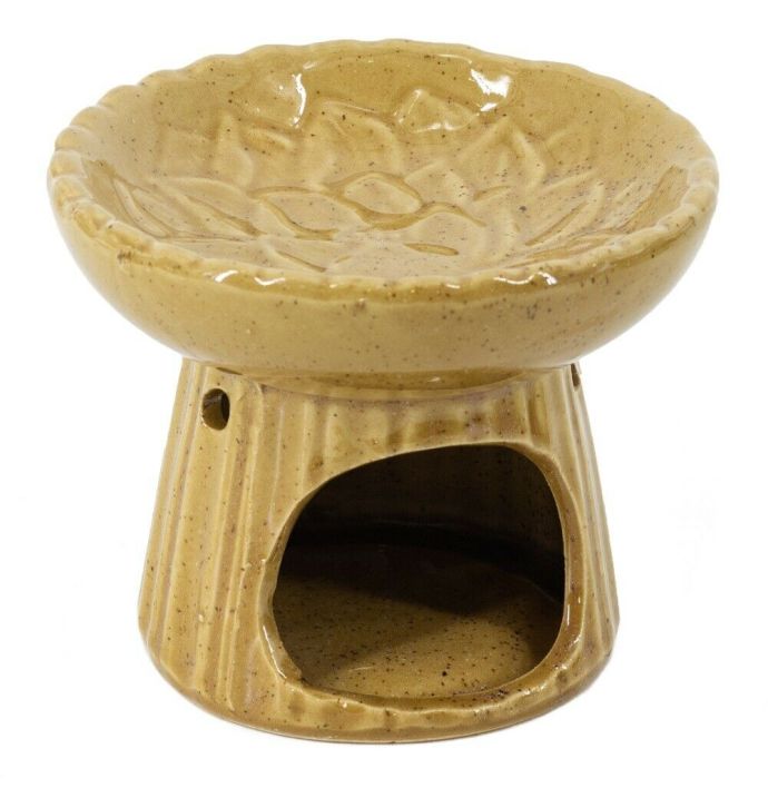 Geurbrander lotus keramiek oker