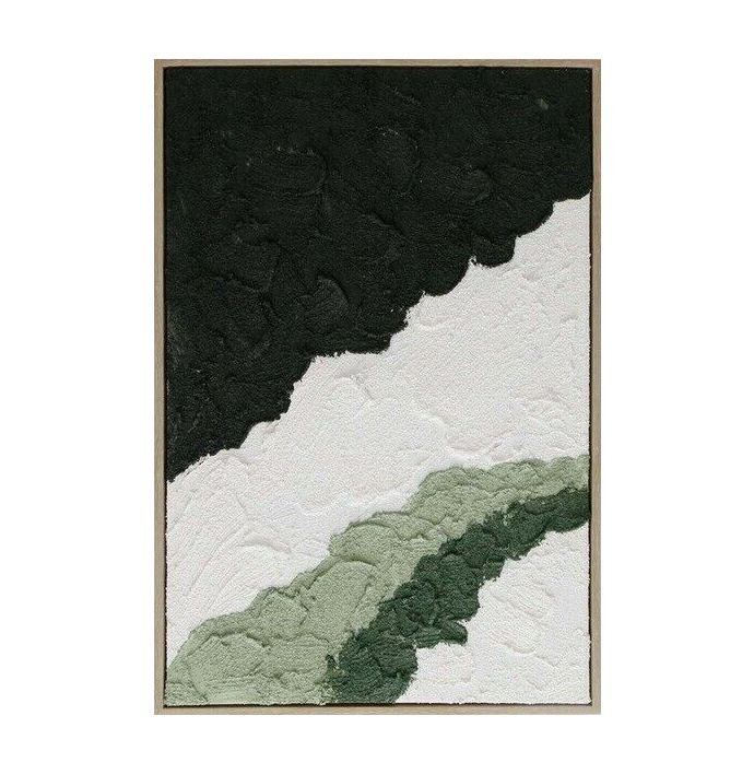 Schilderij abstract groen