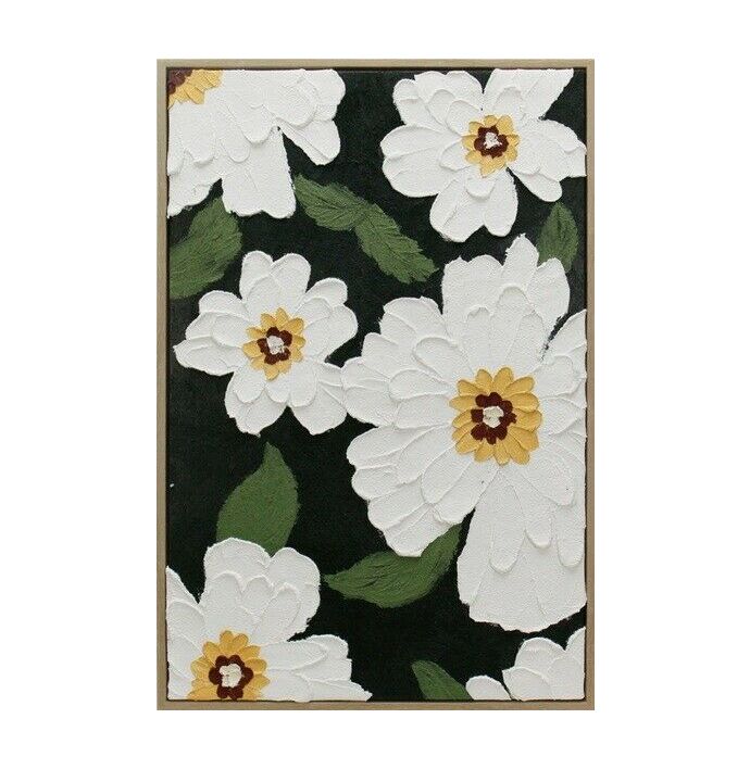 Schilderij abstract madelief