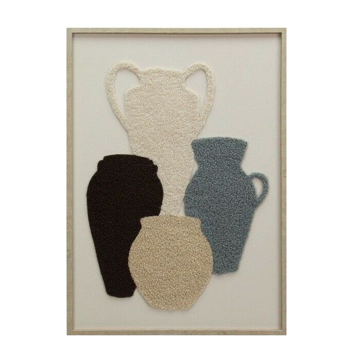 Schilderij stof vazen