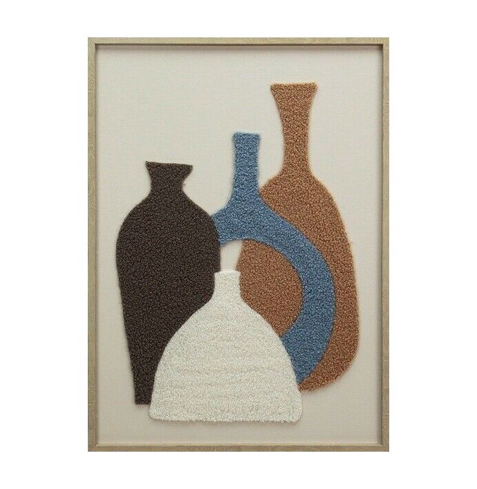 Schilderij stof vazen