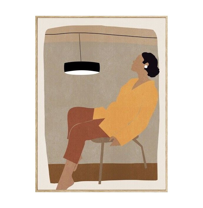 Schilderij vrouw modern