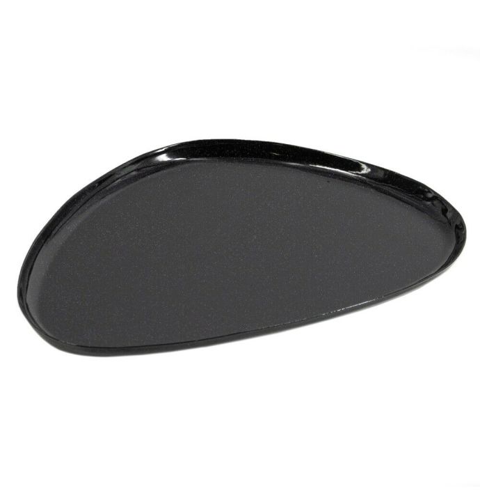 Metalen tray organisch black