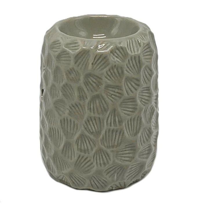 Aardewerk brander Honeycomb grijs