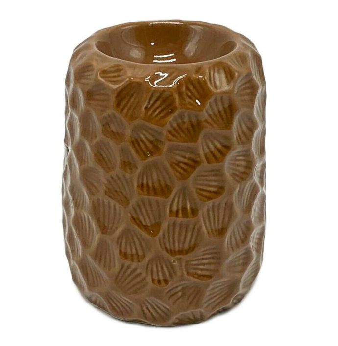 Aardewerk brander Honeycomb walnut