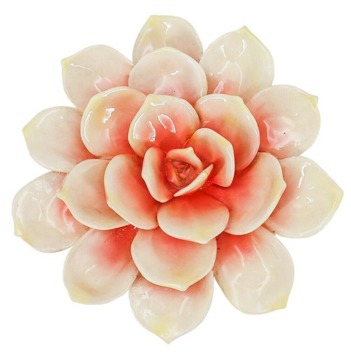 Wanddecoratie bloem roze