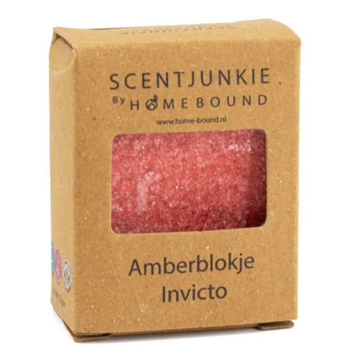 Amberblok in doosje ´Invicto´