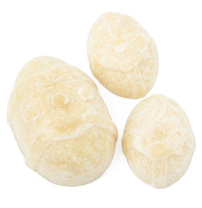 Organza zakje met 3x amberblokje Paaseieren ´Silk´