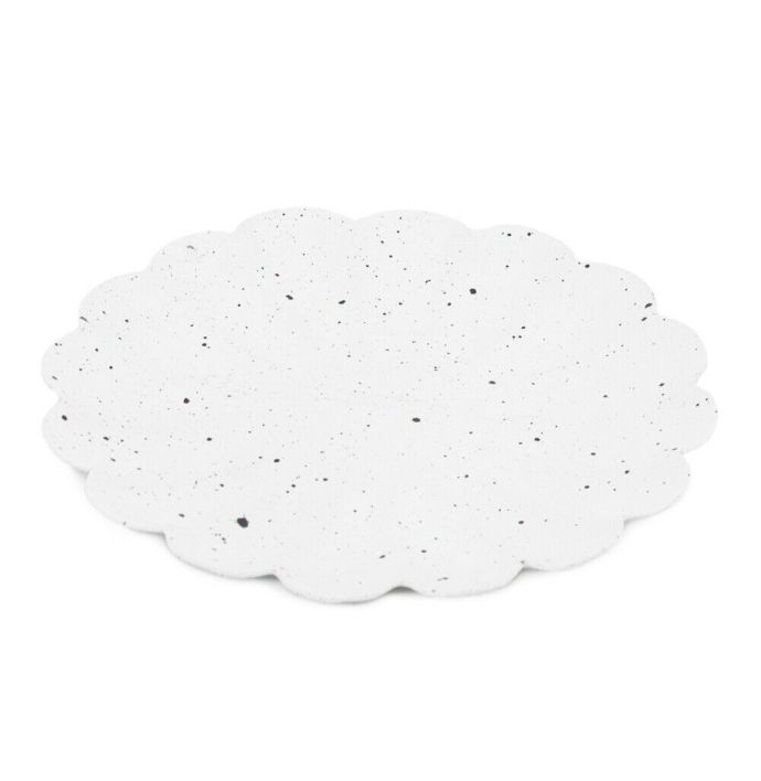 Metalen schaaltje white dots