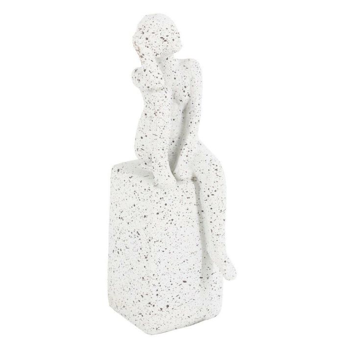 Aardewerk beeld zittend