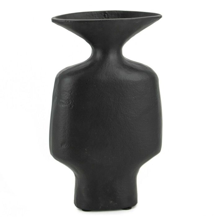 Vaas metaal organisch zwart