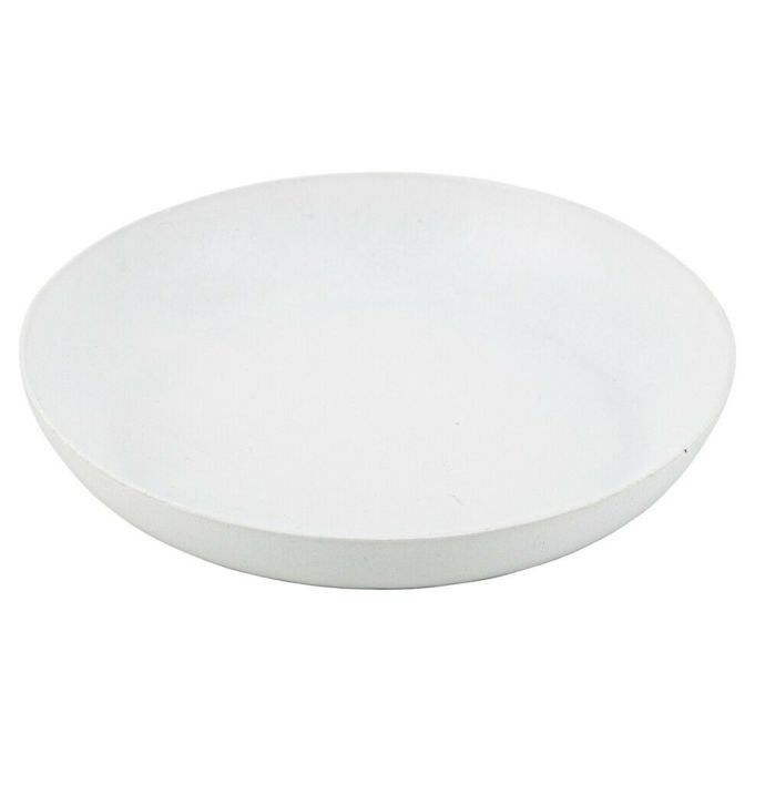 Schaaltje hammered wit