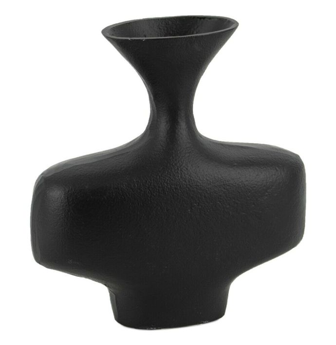 Vaas metaal organisch zwart