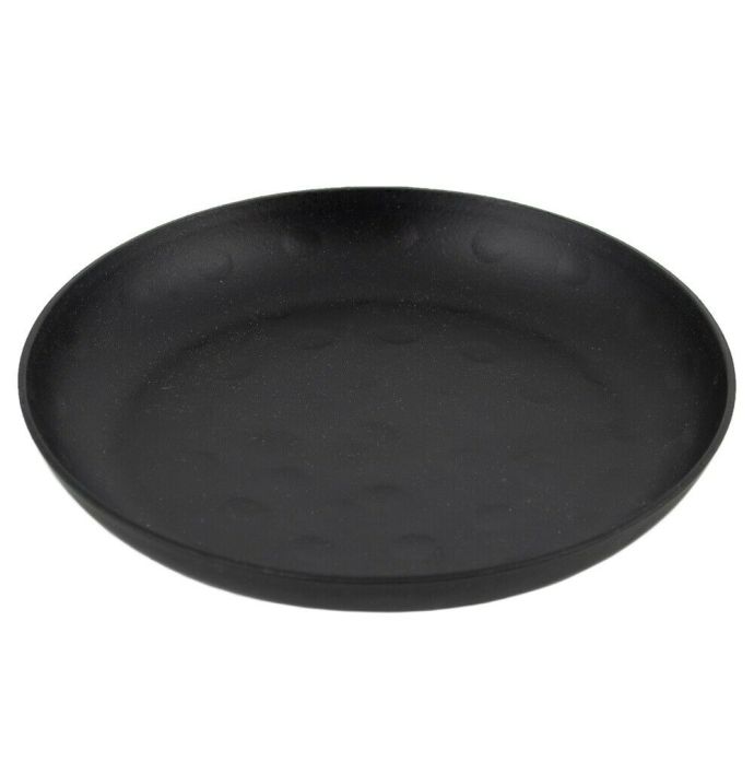 Schaaltje hammered zwart