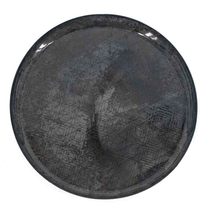 Metalen dienblad blauw