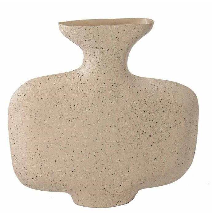 Metalen vaas zand dots