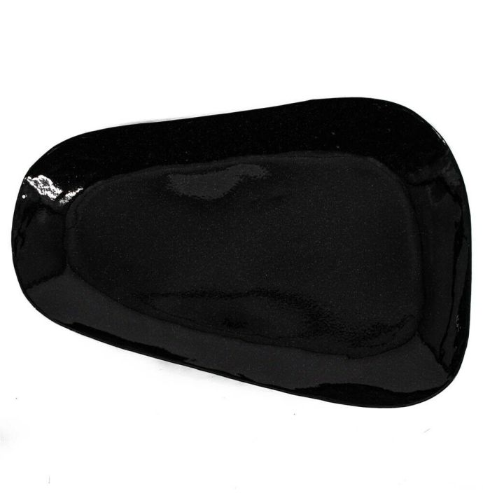 Metalen tray organisch zwart 