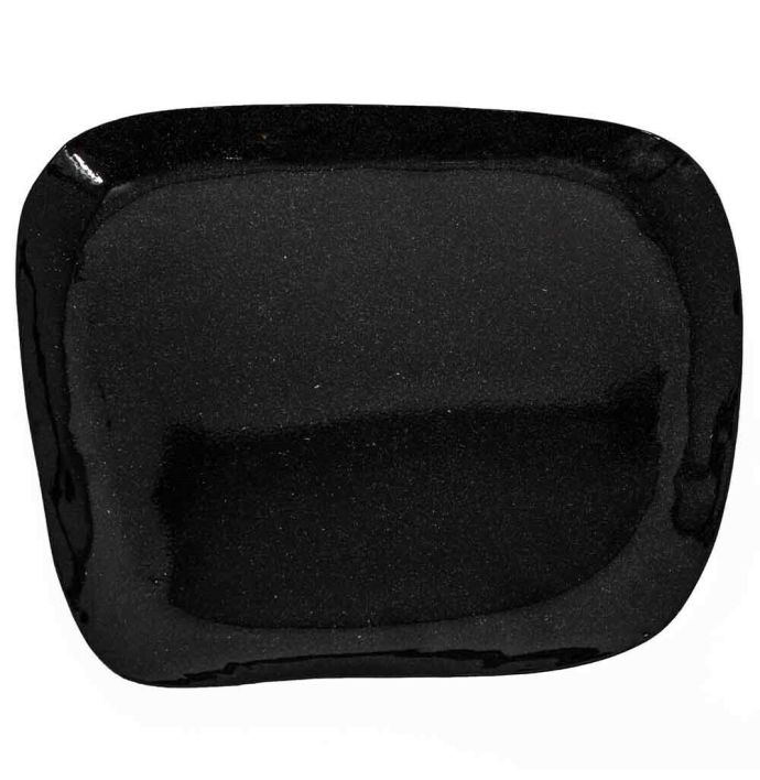 Metalen tray organisch zwart