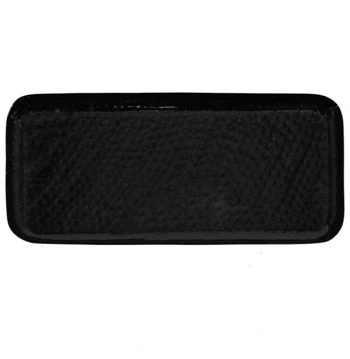Metalen dienblad rectangle zwart