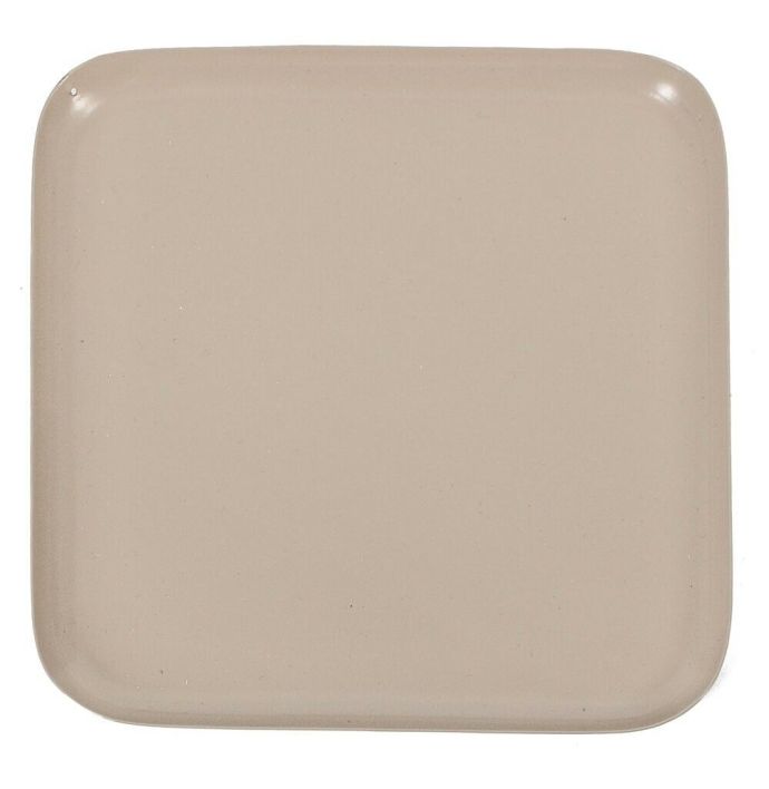 Metalen dienblad vierkant sand