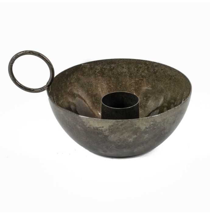 Kaarsenstandaard bowl olive