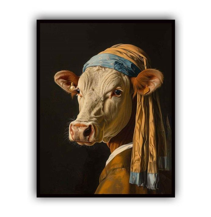 Schilderij Koe Vermeer