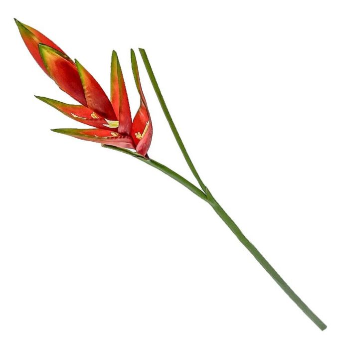 Kunstbloem Heliconia rood