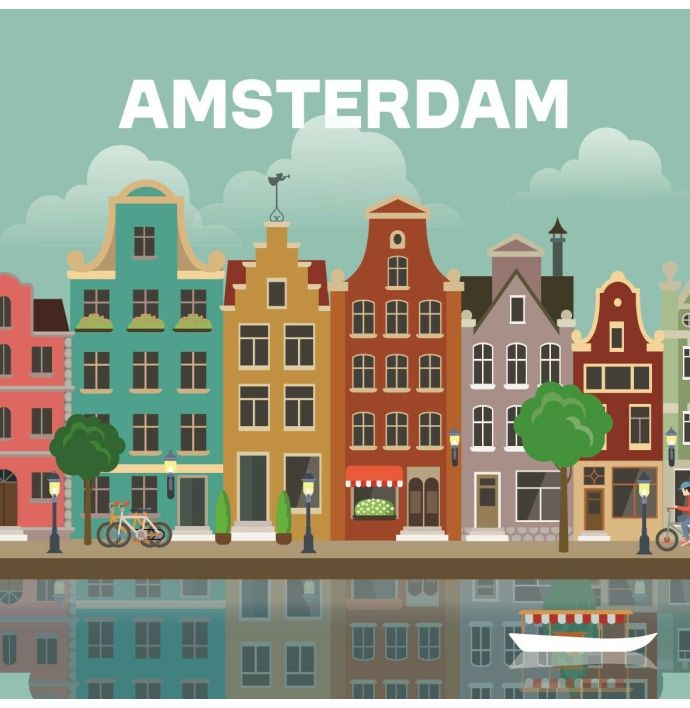 Tegeltje 'Amsterdam'