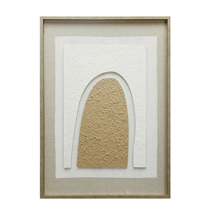 Schilderij abstract organisch zand