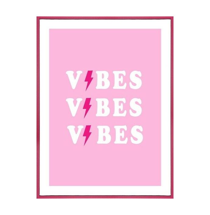 Poster in frame vibes