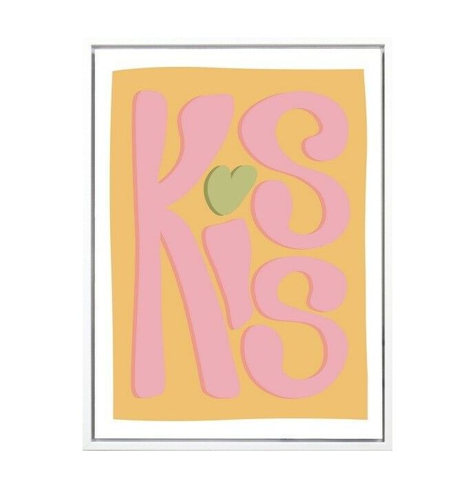 Poster in frame kiss