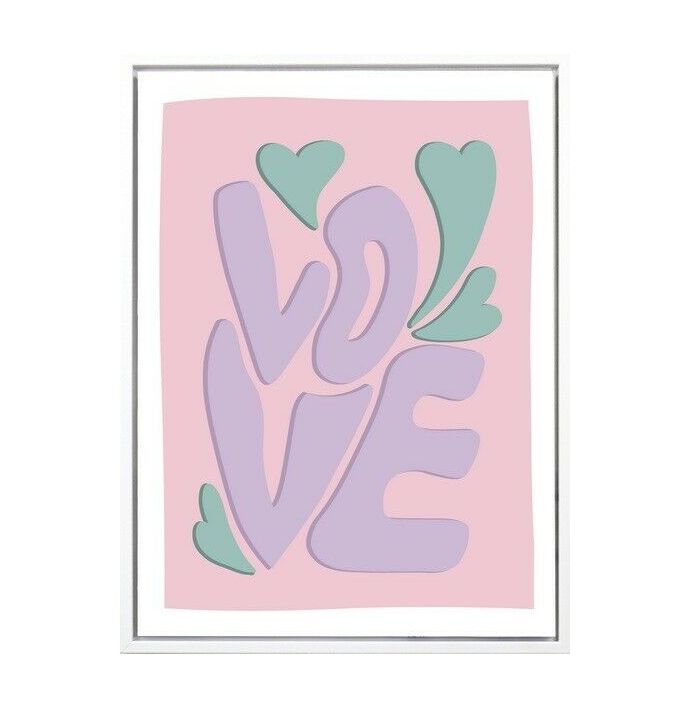 Poster in frame love