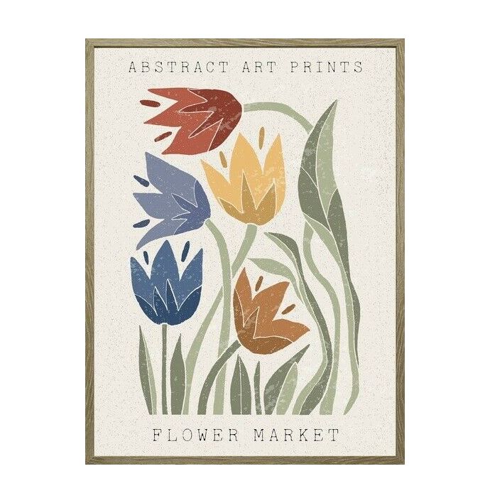 Poster in frame floral