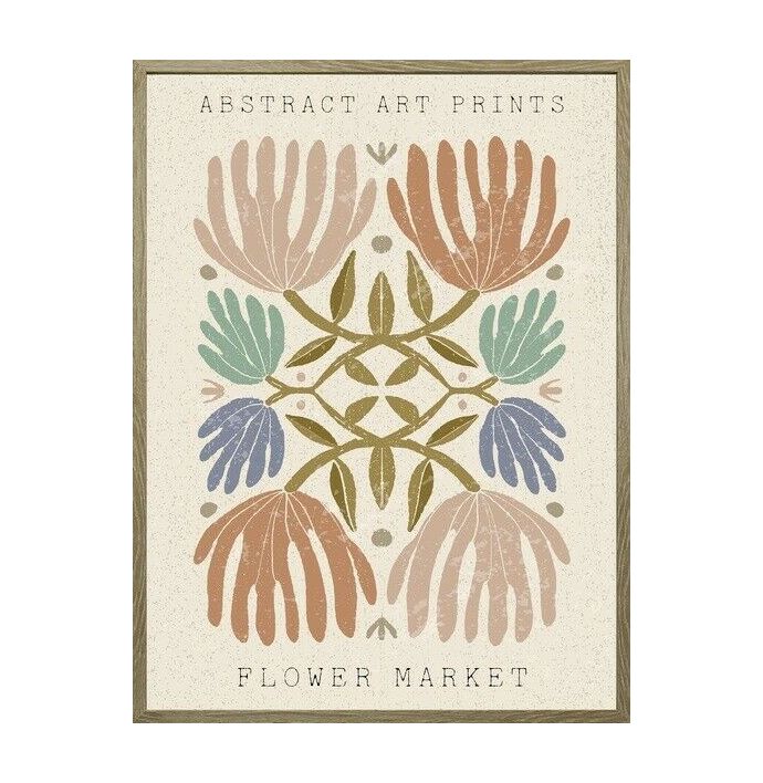 Poster in frame floral