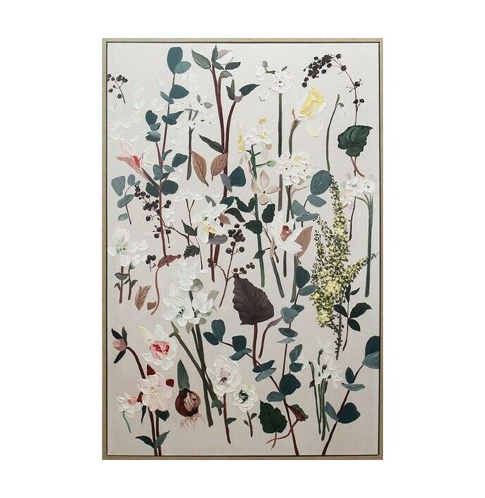 Schilderij 100x150cm bloemen