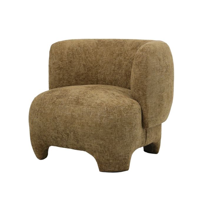 Fauteuil Lorain in stof chenille ohker