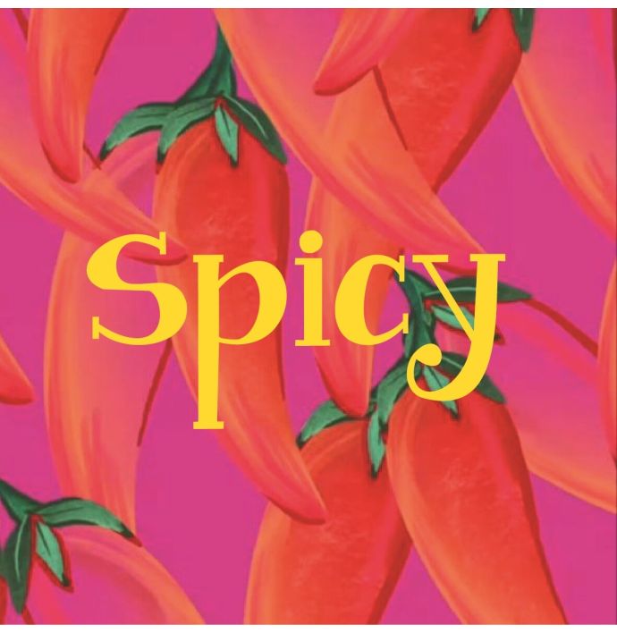 Tegeltje - Spicy