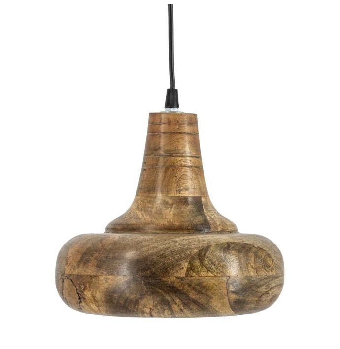 Hanglamp hout rond