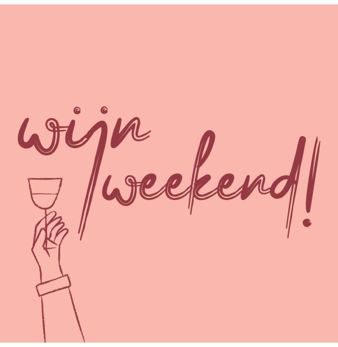 Tegeltje - Wijn weekend