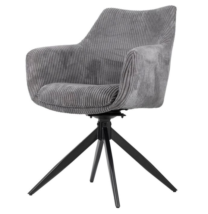 Eetkamerstoel Judith in Lincoln antraciet