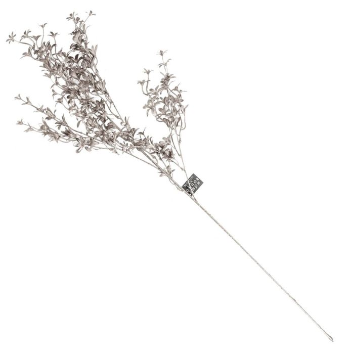 Kunsttak Bloemetjes blauw 